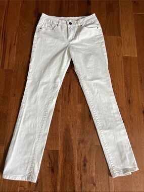 Jag Jeans Crisp White Straight-Leg Denim